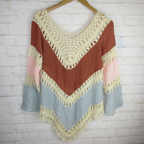 Tops - Women's size Small Crochet BOHO Top
